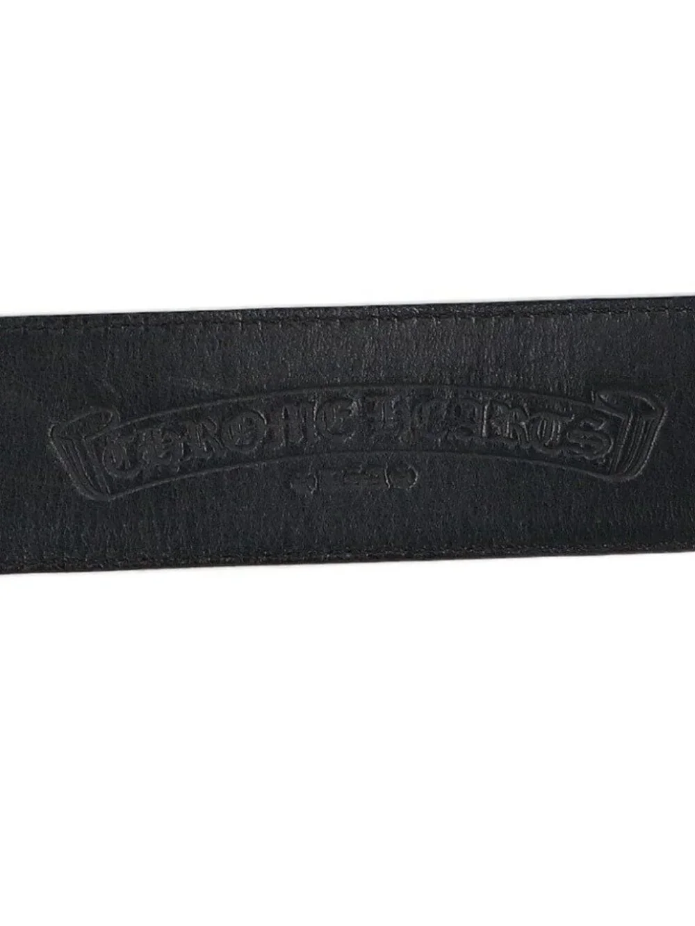 Chrome Hearts 1.5 Strap Scroll Rabe Roulis Betts Leather Belt